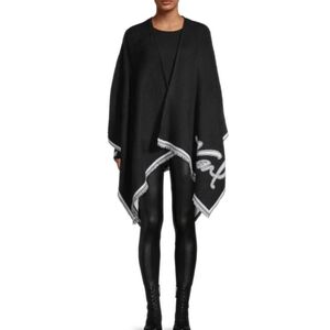 Karl Lagerfield Signature Knit Shawl